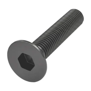 Grade 10.9 High-Strength Carbon Steel Machine-Thread Hex Socket Countersunk Head Screws Oxidized Blackened m2m3m4m12