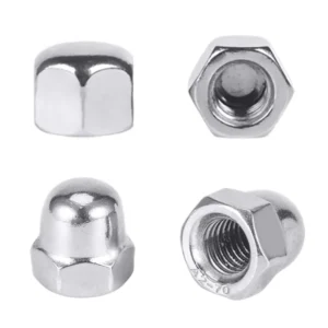 304/316 Stainless Steel Cap Nuts 201 One-Piece Cap Type Ball Head American Thread Fine Thread Nuts Decoration Nuts