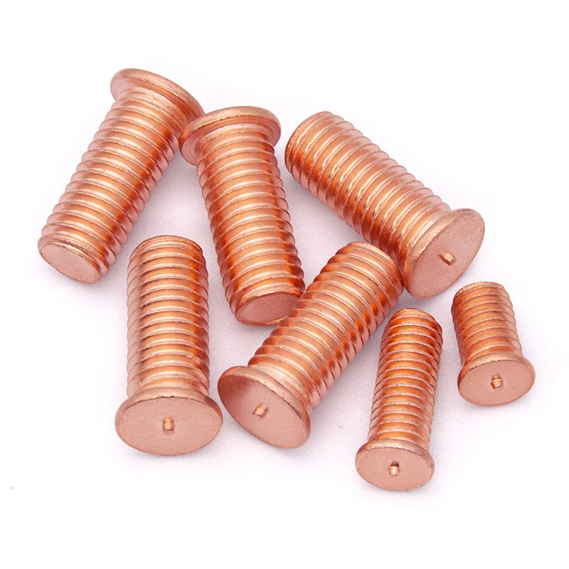 Plated Copper Carbon Steel Spot Weld Screws Weld-On Screws Welding Studs Weld Screw Shizuku! Screw M3M4M5M6M8M10