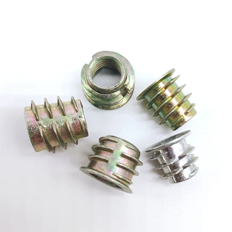 Zinc Alloy Internal and External Threaded Insert Nuts Embedded Nuts Trapezoidal Nuts Stab Nut Tapered Nut Cover Nuts