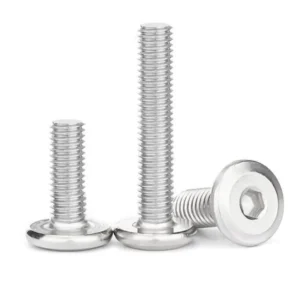 304 Stainless Steel Flat Head Chamfered Hex Socket Screws Countersunk Head Internal Hex Furniture M2M3M4M5M6