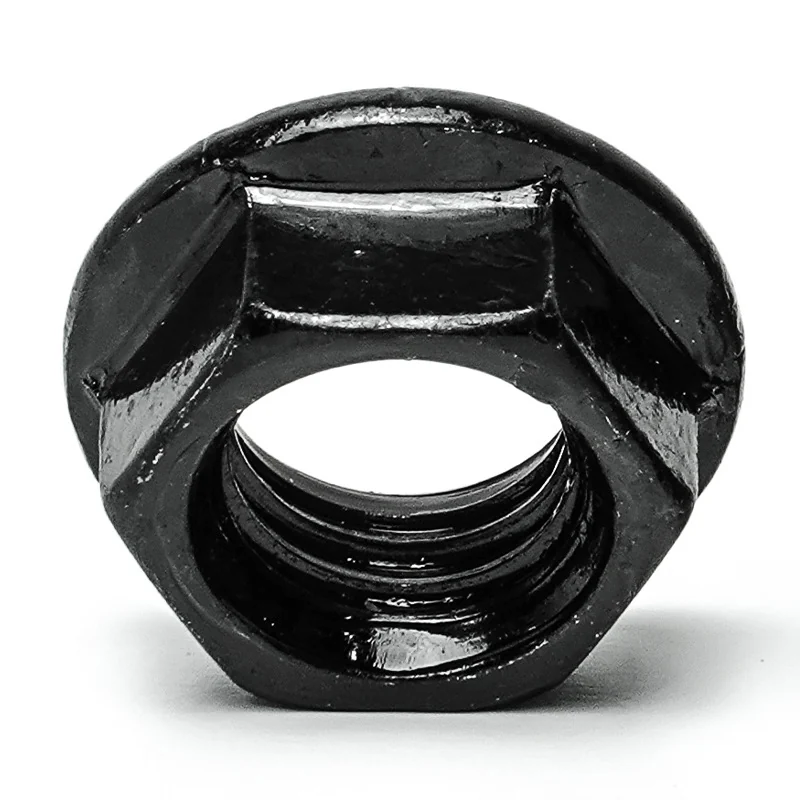 Carbon Steel Black Flange Nuts 304 Stainless Steel Plated Zinc Flanged Hex Flange M4M5M6M8