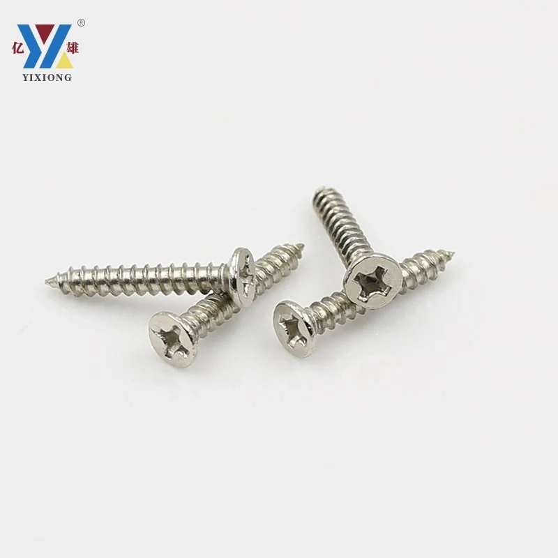 Billions. Nickel-Plated Color Flat Head Countersunk Head Self-Tapping Screws Screw M1.4M1.7M2M2.3M2.6M3M3.5M4M5