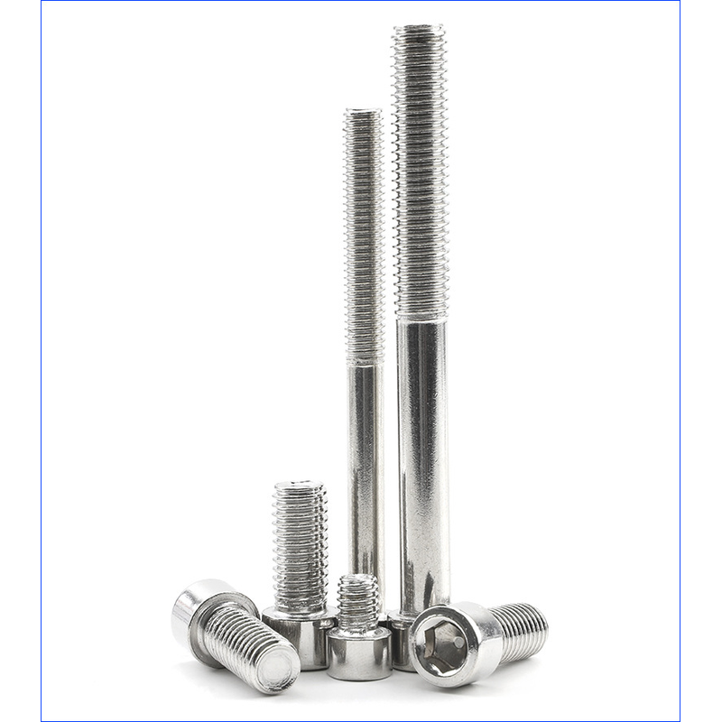 201 Stainless Steel Socket Head Cap Screws Hex Socket Screws A kettle rack. Screws Cylindrical Head Hex Socket Bolts M3M4M5M6M8