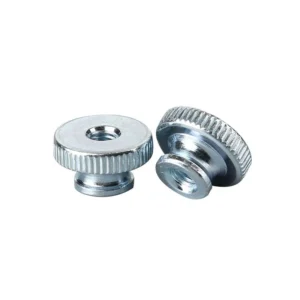 GB806 Shoulder Thumb Nuts Carbon Steel Zinc-Plated High Head Double Layer Knurled Nuts M3-M10 Handle Adjustable Nut