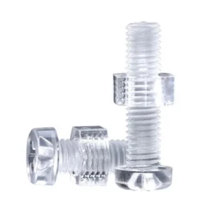 Transparent Plastic Screws and Nuts