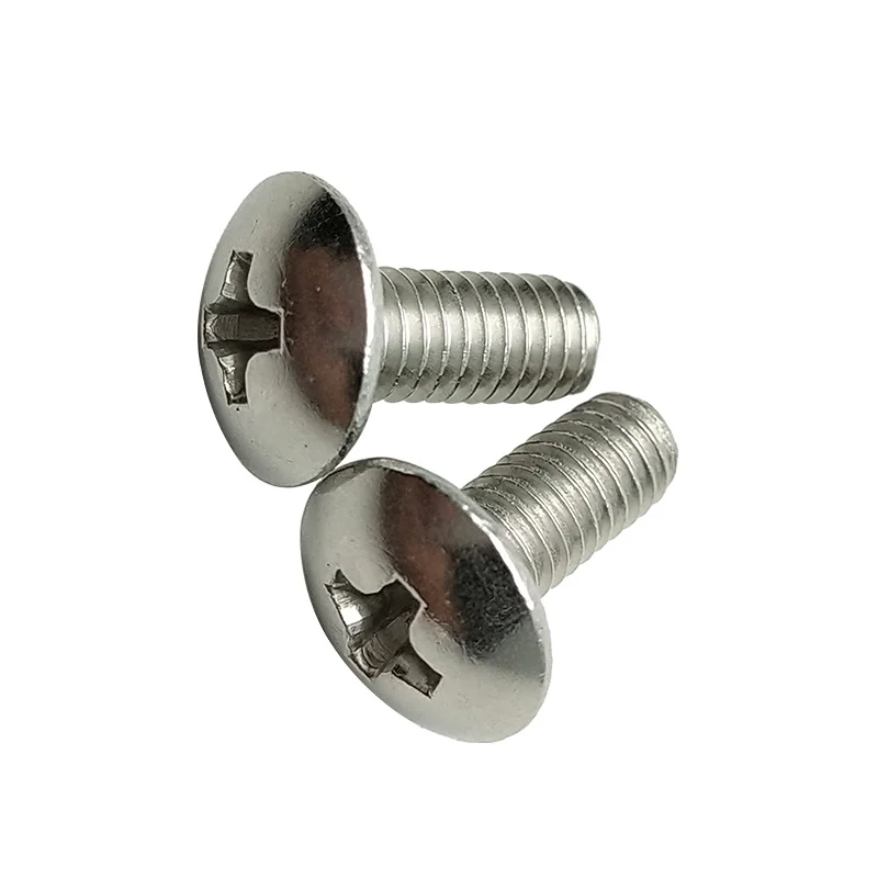 201 Large Truss Head Cross-Recessed Screws Truss Head TM Stainless Steel M3-M6