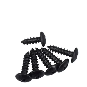 TA Black Cross-Recessed Large Truss Head Round Head Self-Tapping Screws Furniture Wood M3.5/M4/M5