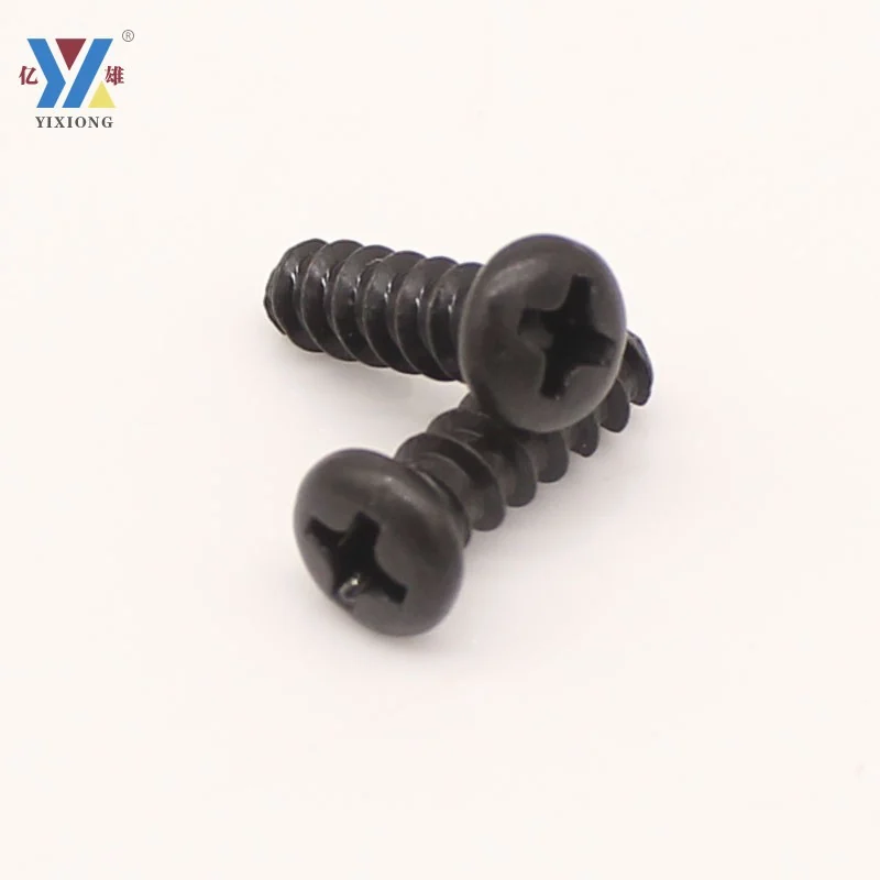 Billions. Plated Black Cross Recess Round Head Yeah. Tip Cut Tip Cut Tip Self-Tapping Screws Screw M2M2.3M2.6M3M4