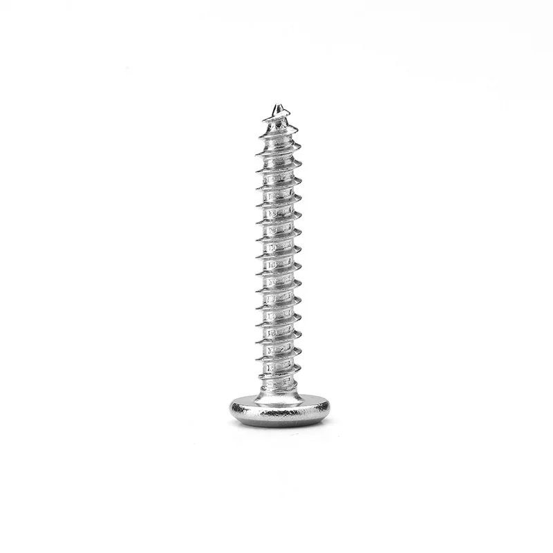 304 Stainless Steel Chamfered Hex Socket Self-Tapping Screws Flat Head M2M3M4M5M6M8