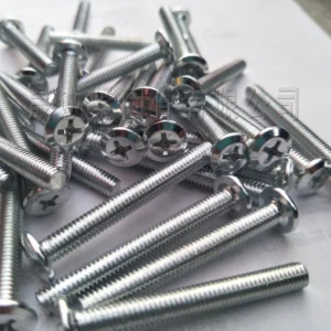 Zinc-Plated Furniture Cross-Recessed Pan Head Screws M8 Chamfered m6 Flat Head Bed Head Cabinet