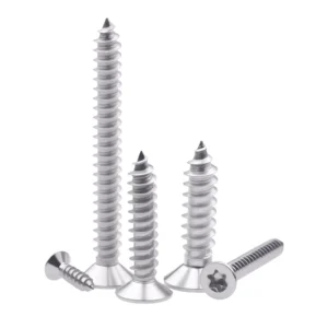 304 Stainless Steel Hexalobular Recess Countersunk Head Hexalobular Self-Tapping Screws Star Type Flat Head M2/M2.6