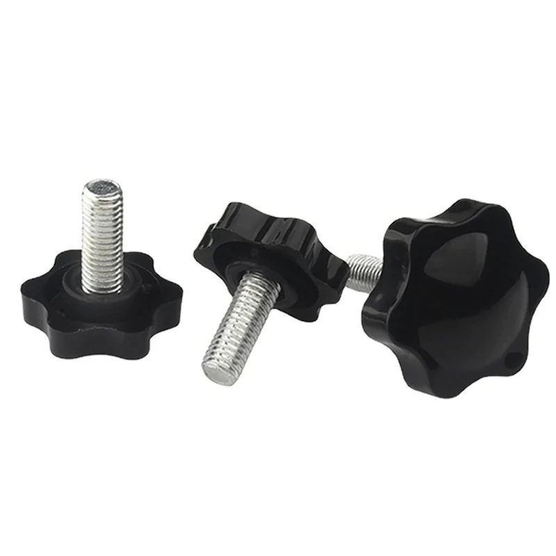 M4~M12 Star-Shaped Crunch Plastic Head Screws 25#32#38# Hex Hexalobular Thumb Screw Kits Rubber
