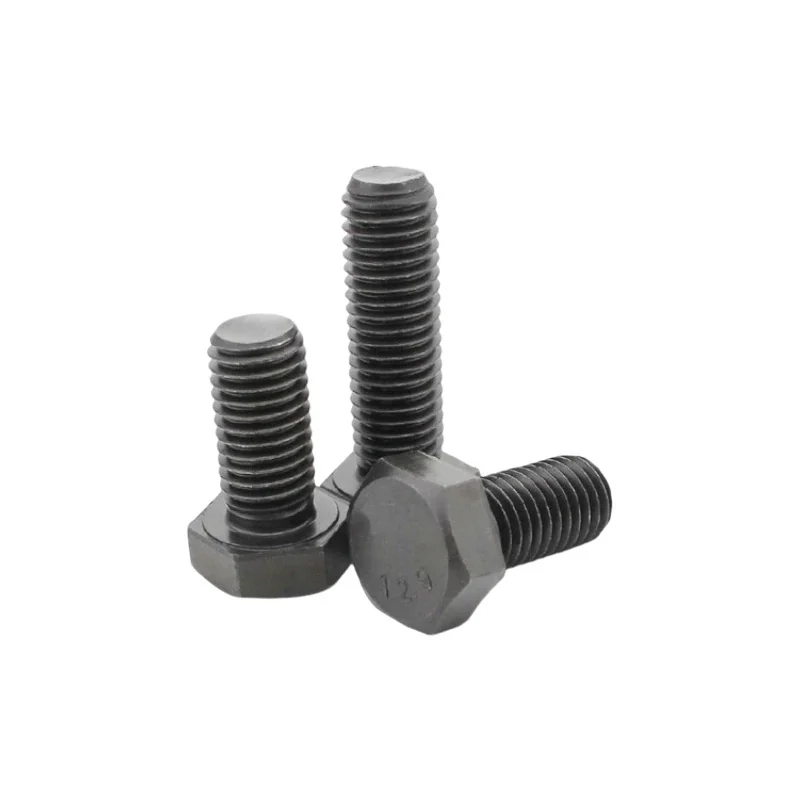 Tianbao. High-Strength Carbon Steel 8.8Level Hex Bolts Hex Head Bolts Screws Blackened