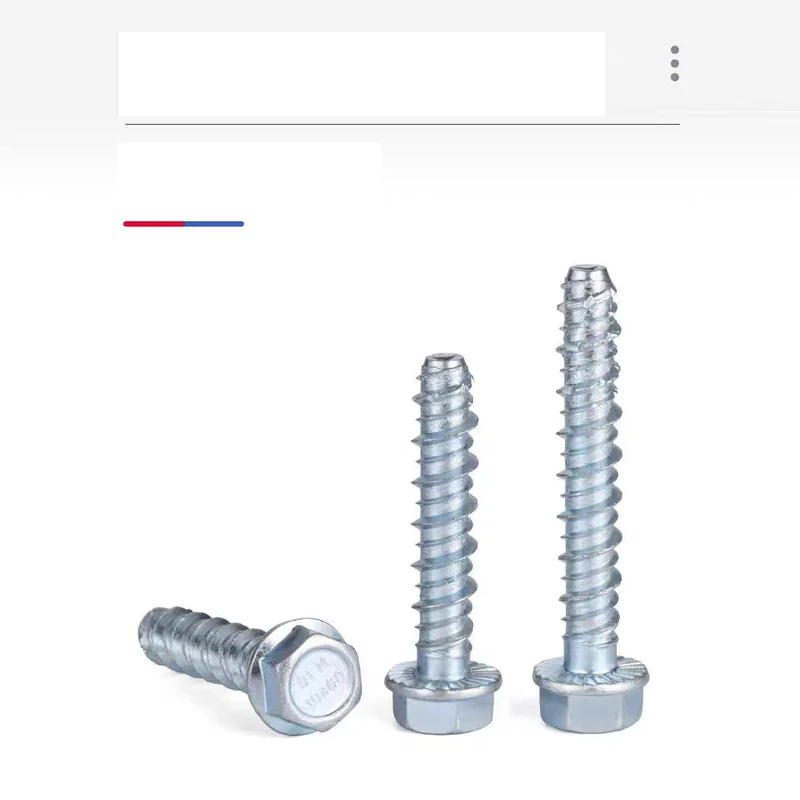 Preferential Hex Flange Type Concrete cut itself. Screws Self-Tapping Screws Cement anchor Bolt Carbon Steel With Washer Bolts