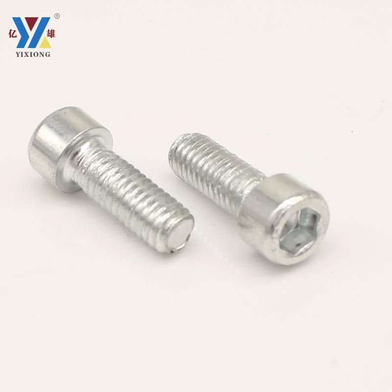 White Zinc-Plated Bicycle kettle rack Socket Head Cap Screws Cylindrical Head Hex Socket Bolts Screws M3M4M5M6M8M10M12