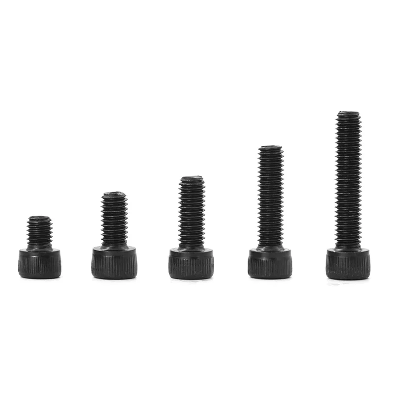Black Zinc Grade 12.9 Socket Head Cap Screws M2M2.5M3M4M5M6M8