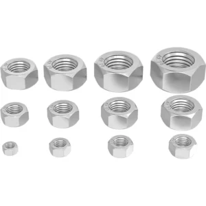304/201/316L/321/2205 Stainless Steel Hex Nuts M2-M160