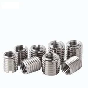 Stainless Steel Internal and External Threaded Insert Nuts Slotted Threaded Convert Variable Nuts Threaded Screws Protect Sleeve Thread Inserts M2-M16
