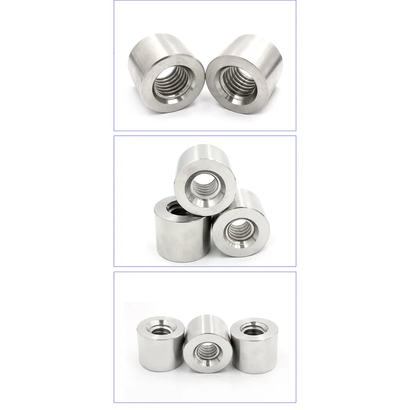 Stainless Steel Large Long Coupling Nuts Threaded Rod Joining