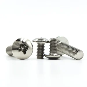 Carbon Steel Nickel-Plated TM Large Truss Head Large Truss Head Cross-Recessed Machine Screws Thread Mushroom Head