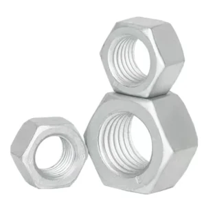 Zinc-Plated External Fine Thread Hex Nuts Carbon Steel Chinese National Standard Grade 4.8 Coarse Thread