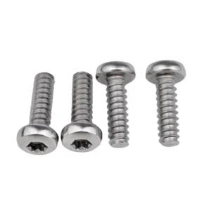 Pan Head Hexalobular Flat End Self-Tapping Screws GB2670.1 Flat End B Type Button Head Hexalobular Cut Tip Screws 304 Stainless Steel