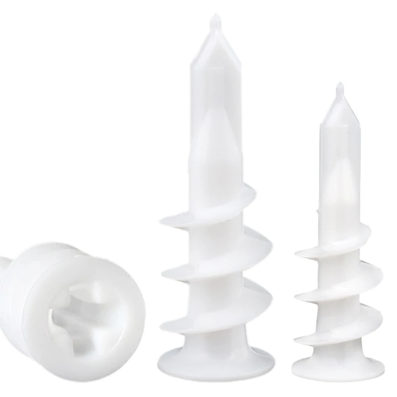 Gypsum Plate Screw Rotate Plastic Wall Plugs Hollow Wall anchor Bolt Expansion Anchor Self-Drilling Pattern Nylon Fuck. Wall anchor