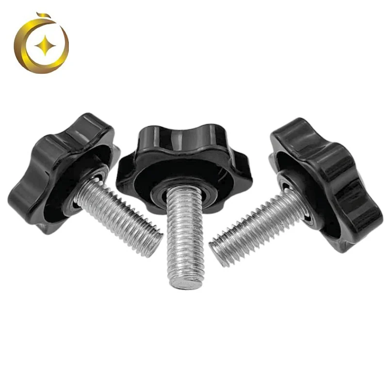 Hexalobular Handle Thumb Screws Plastic Head Thumb Plastic Screws Star Type The knob. Adjustable Bolts