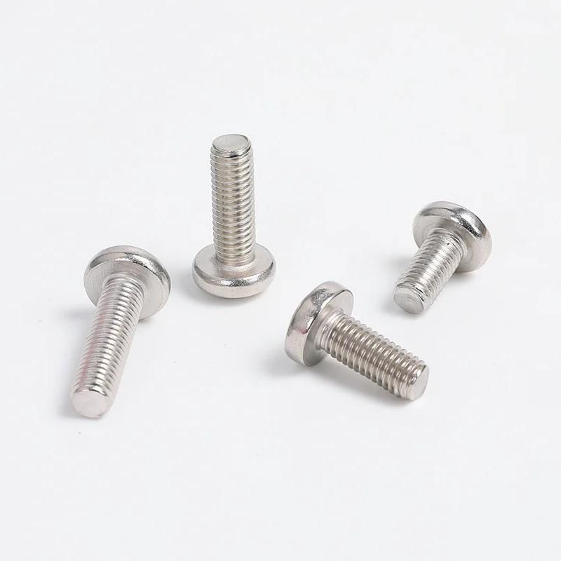Stainless Steel 304 Machine-Thread Cross-Recessed Pan Head Screws Partial GB818