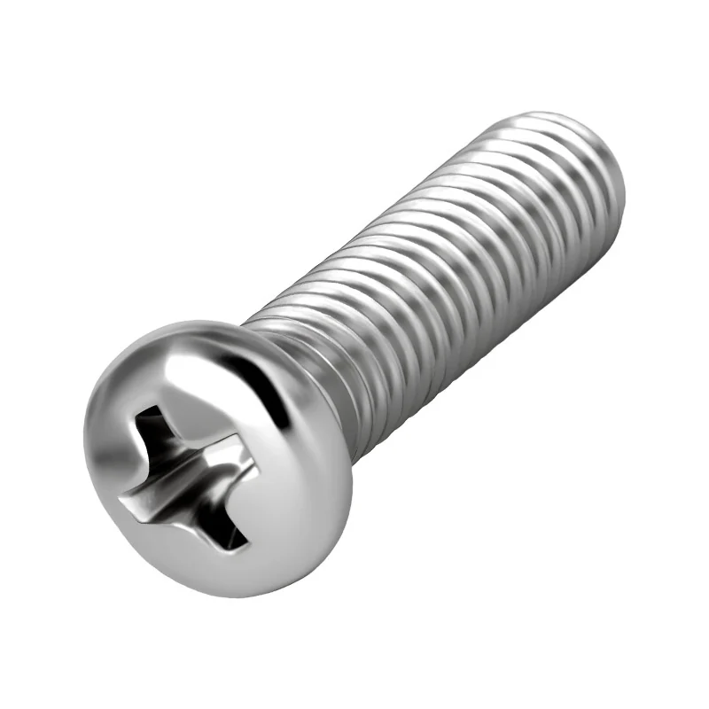 304 Stainless Steel Machine-Thread Cross-Recessed Pan Head Screws PM m2m2.5m3m4m5m6