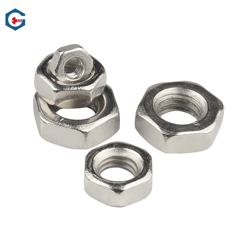 Nickel-Plated Hex Nuts Cap Hex Chinese National Standard M2M2.5M3M4M5M6