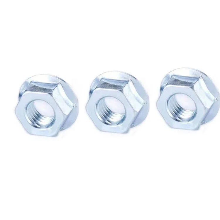 Flanged With Tooth Lock Nuts With Washer M3M4M5M6M8M10M12M14