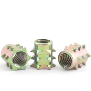 Zinc Alloy Stab Nut Furniture With Washer Pointed Stab Nuts No Suke. Embedded Nuts Internal Insert Nuts M4—M6