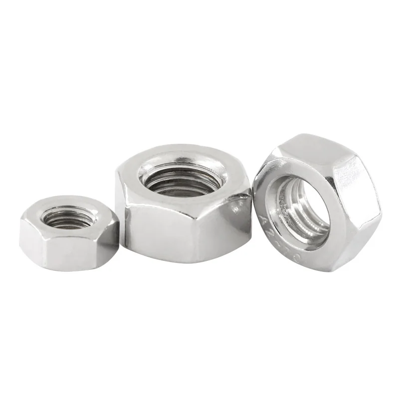 Nickel-Plated Hex Nuts Locking Zinc-Plated Cap M2M3M4M5M6M8M16