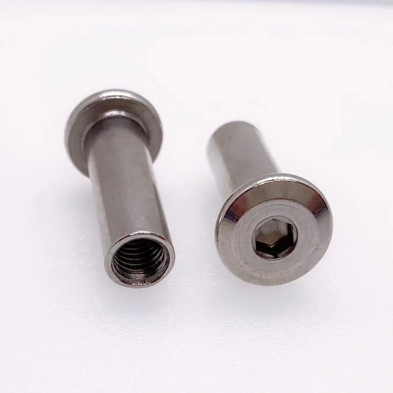 304 Stainless Steel Yeah. Screws Extra Nuts Chamfered Hex Socket Son Nut Screws Rivets Screws Nuts Fastener Kits