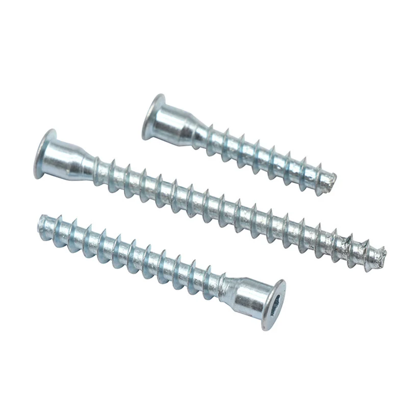 Hex Socket Cross the mountain. Screw Straight Knurl Wood Thread Screws Cabinet Furniture Self-Tapping Screws Straight Knurl Screws Wood Autocut Screws