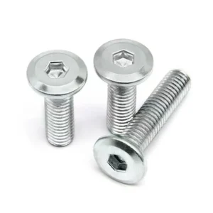 Zinc-Plated Flat Head Hex Socket Screws Chamfered Furniture Connecting M5-M8