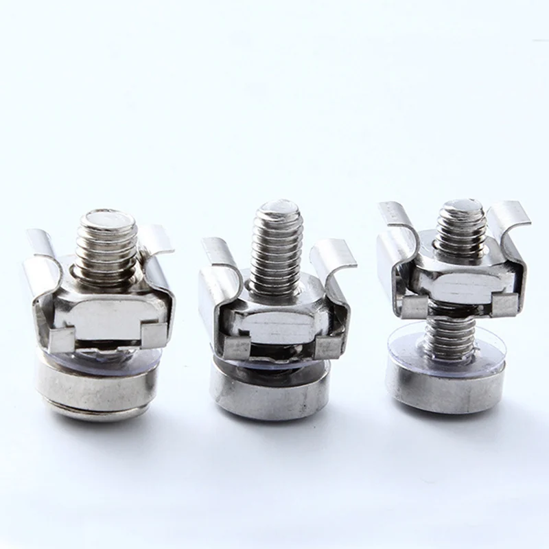 M5M6Crown Screws Computer Case Equipment Cabinet Screws Card Nuts Floating Nuts