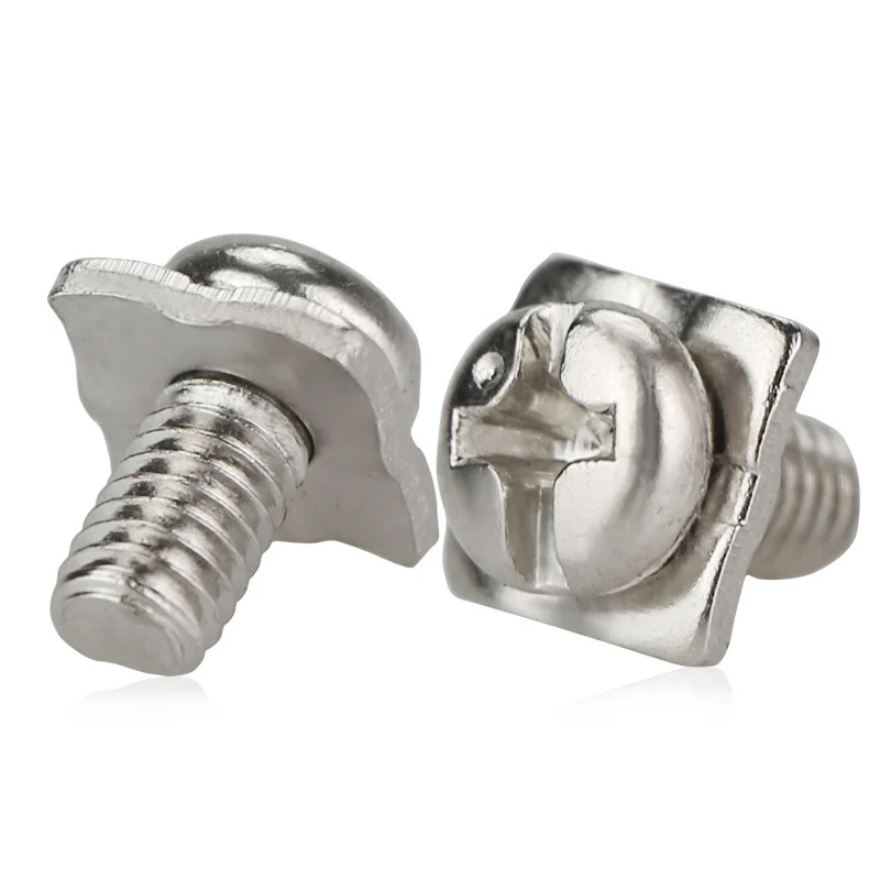 Nickel-Plated Cross-Recessed Pan Head Screws Round Head Square Washer Two. Combination Screws Pan Head Flat End Wa Washer Combination Screws M3-M4