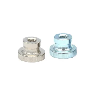 GB806 Shoulder High Head Knurled Adjustable Thumb Nuts Nickel-Plated Zinc-Plated