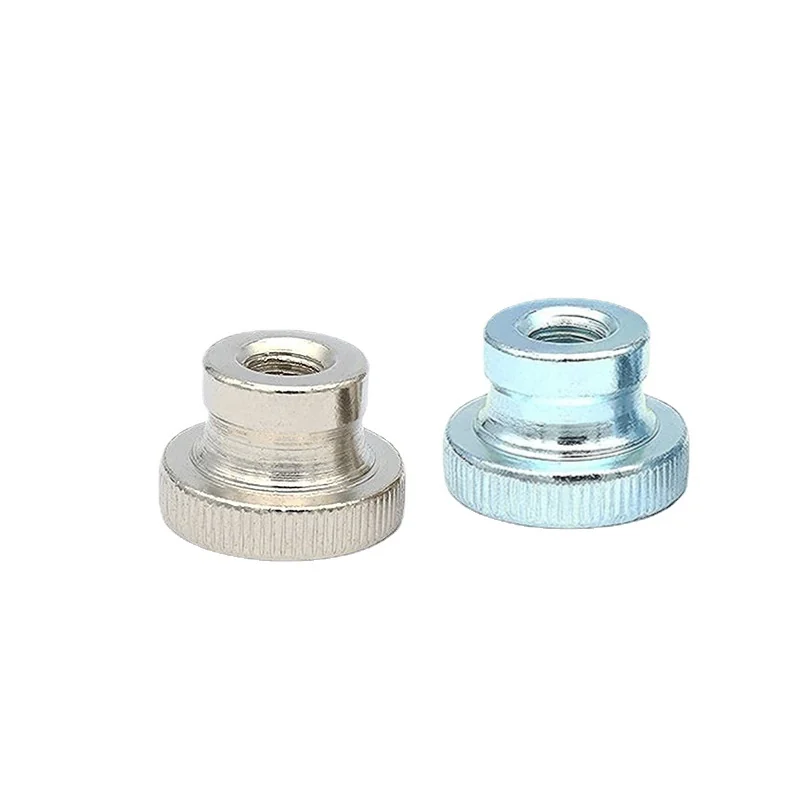 GB806 Shoulder High Head Knurled Adjustable Thumb Nuts Nickel-Plated Zinc-Plated