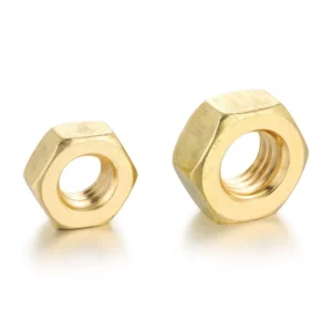 【M1-M16】 GB52 H62 Brass Hex Nuts Cold-Headed Copper Nuts Table Face Kim. Yellow Oil.