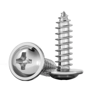 304 Stainless Steel Round Head With Washer Cross-Recessed Pan Head Self-Tapping Screws M1.4M2.3M2.6M3M3.5M4M5M6