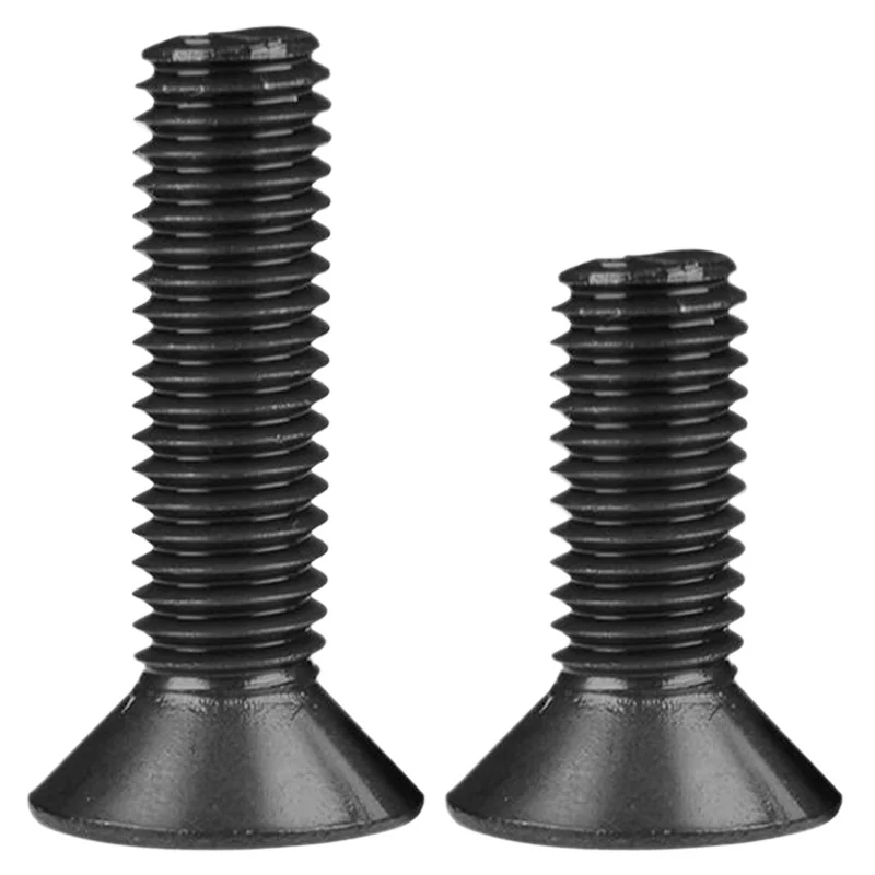 Carbon Steel Grade 10.9 Flat Head Hex Socket Countersunk Head Screws High-Strength M3M4M5M6M8