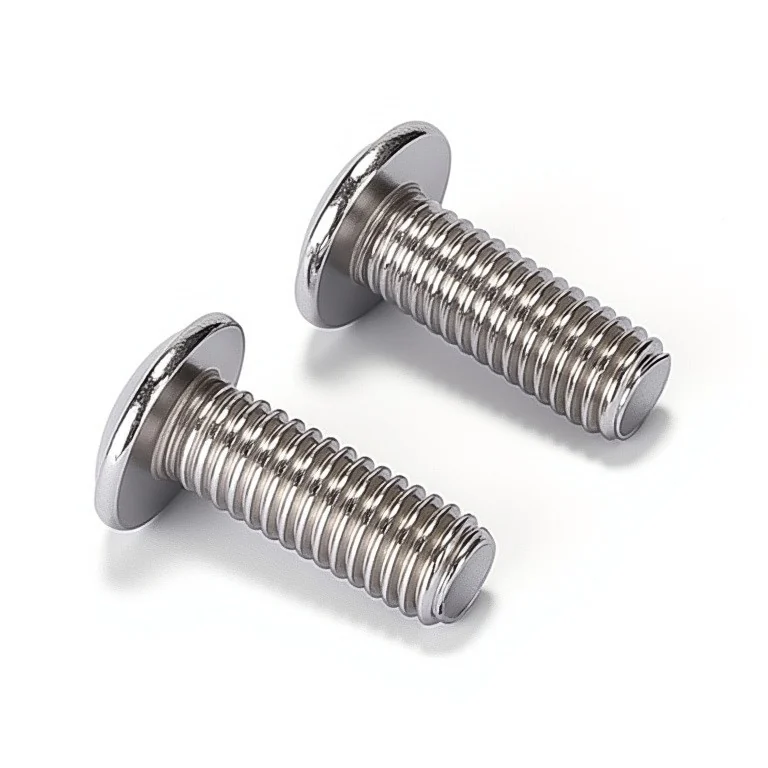 201 Stainless Steel Large Truss Head Cross-Recessed Screws Machine Mushroom Head M3M4M5M6