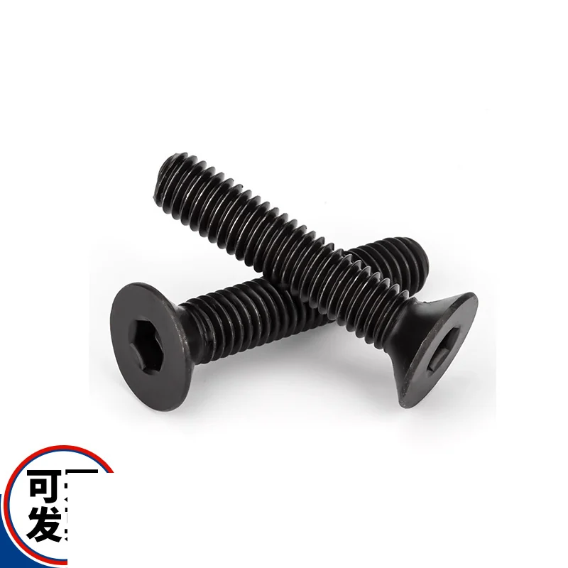 304 Stainless Steel Blackened Hex Socket Countersunk Head Screws Machine DIN7991 Black For