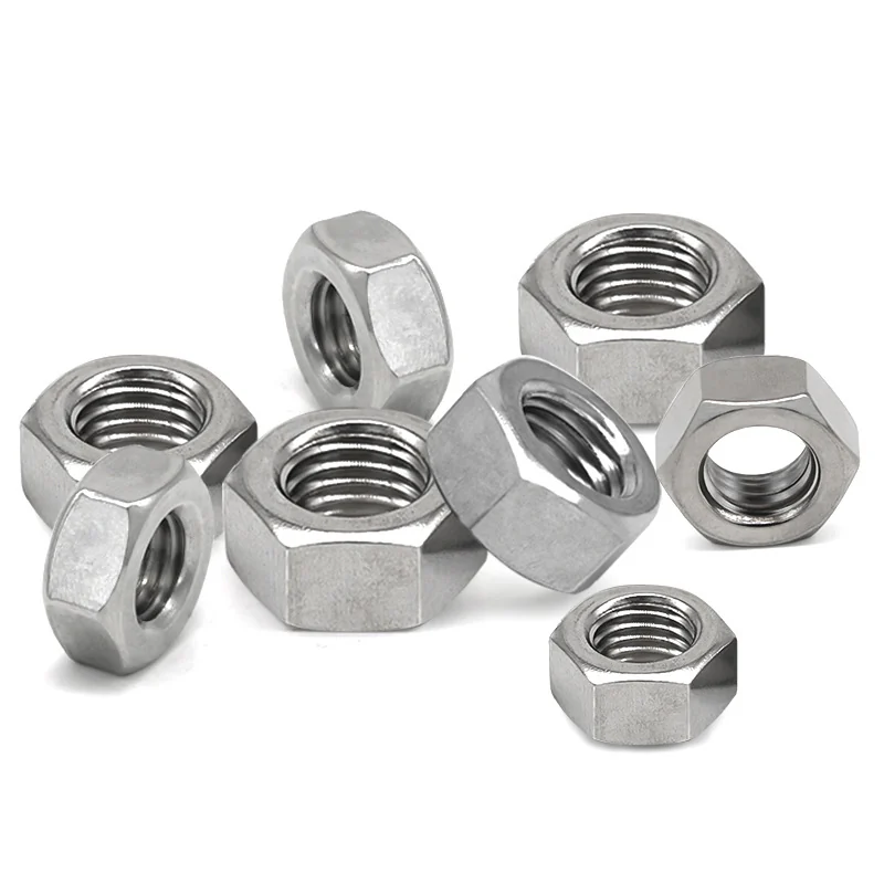 304 Stainless Steel 201 Hex DIN934 Lock Nuts