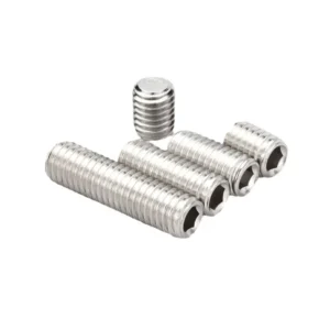 304 Stainless Steel Hex Socket Flat Point Machine m Internal Hex Studs Set Screws M3-M16