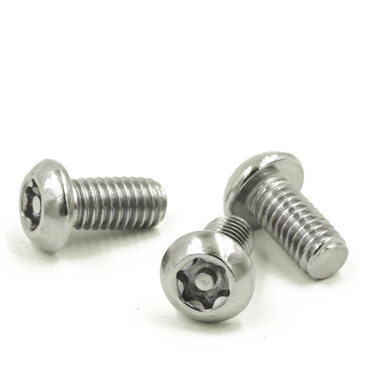 304 Stainless Steel Pan Head Hexalobular Tamper-Resistant Round Head Screws With Stud